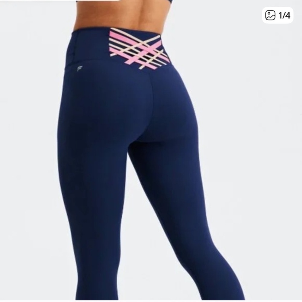Fabletics PowerHold Leggings in Navy